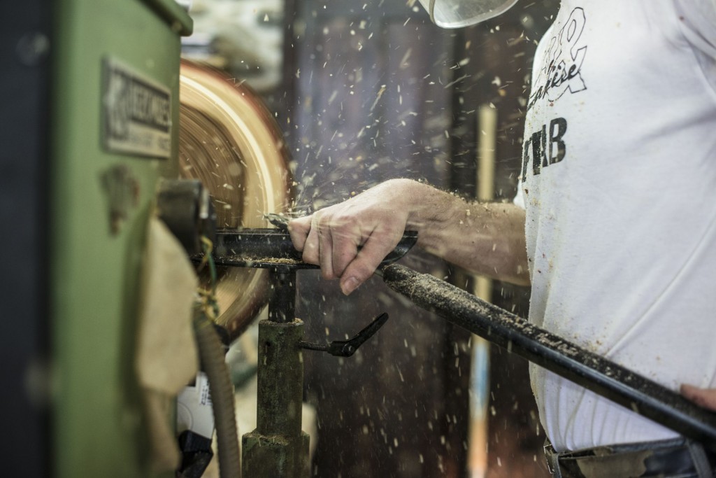 Métier tourneur sur bois