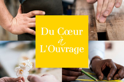 Affiche Du Coeur à l'Ouvrage - Fondation EY