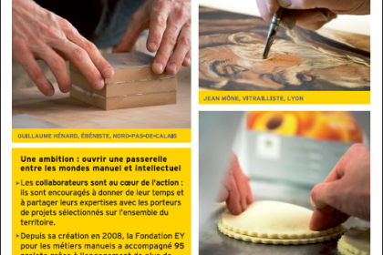 La Fondation EY pour les métiers manuels s'expose en région